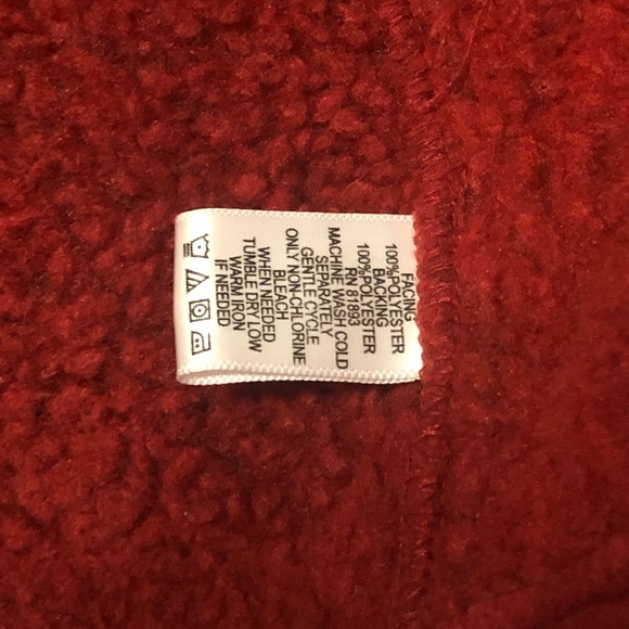 Denim & Co Red Polyester Coat - Picture 7 of 7